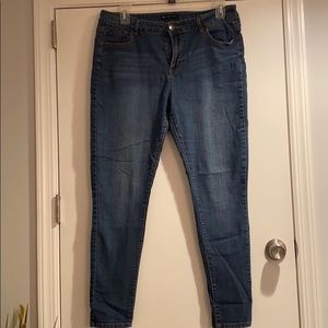Fashion to figure high rise skinny jean